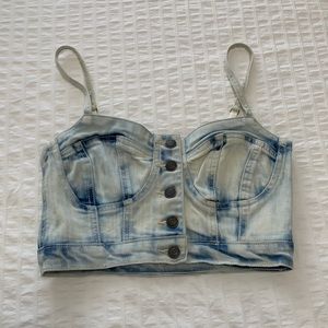 Garage Denim Bustier